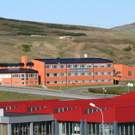 Hotel Mikligardur Saudarkrokur Bagian luar foto