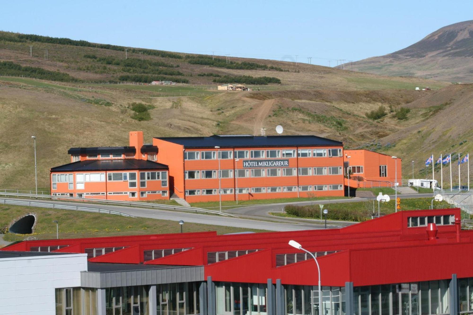 Hotel Mikligardur Saudarkrokur Bagian luar foto